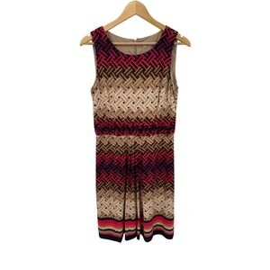 Eliza J Geometric Print Sheath Dress Women 12 Career Business Work Office Job